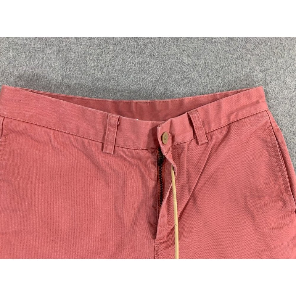 Vineyard Vines Classic Solid 100% Cotton Chino Shorts (Boy's Size 18) Jetty Red - Picture 2 of 11